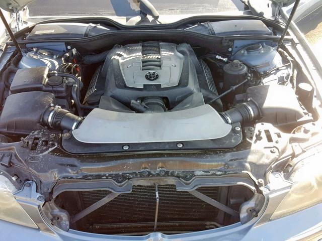 WBAHN83577DT65625 - 2007 BMW 750 GRAY photo 7