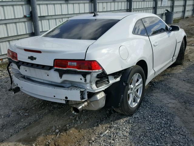 2G1FB1E32F9258671 - 2015 CHEVROLET CAMARO LS WHITE photo 4