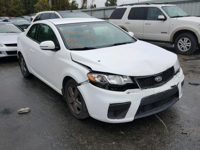 KNAFU6A25C5527067 - 2012 KIA FORTE EX WHITE photo 1