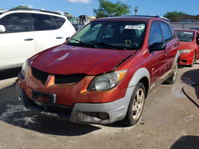 5Y2SL62863Z427060 - 2003 PONTIAC VIBE RED photo 2