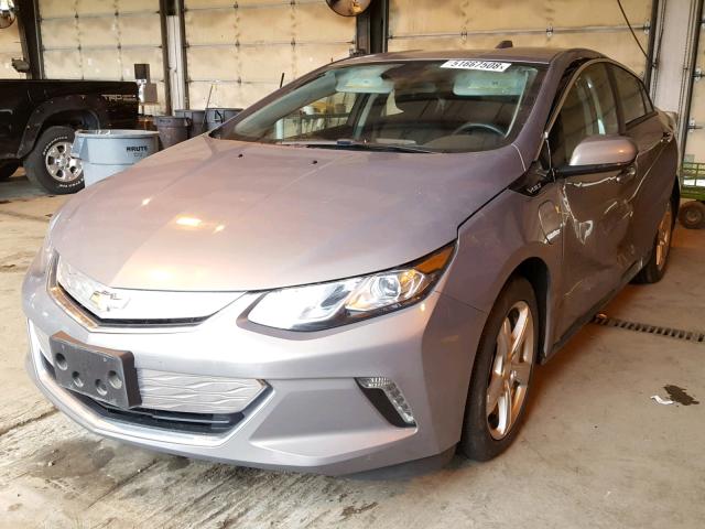 1G1RA6S56HU203925 - 2017 CHEVROLET VOLT LT GRAY photo 2