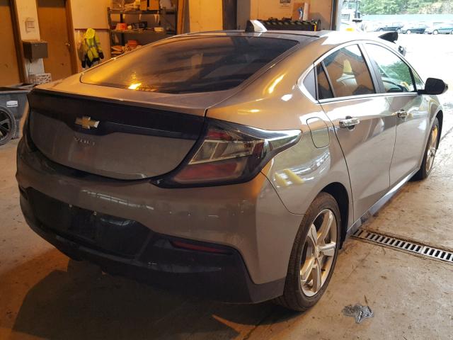 1G1RA6S56HU203925 - 2017 CHEVROLET VOLT LT GRAY photo 4