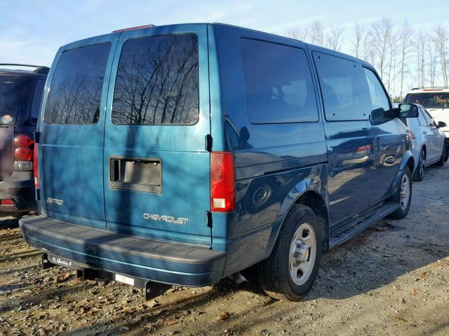 1GNDM19X53B142016 - 2003 CHEVROLET ASTRO BLUE photo 4