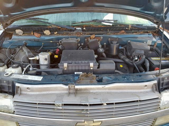 1GNDM19X53B142016 - 2003 CHEVROLET ASTRO BLUE photo 7