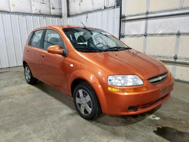 KL1TD66627B729025 - 2007 CHEVROLET AVEO BASE Narıncı foto 1