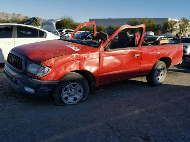 5TENL42N43Z295010 - 2003 TOYOTA TACOMA RED photo 10