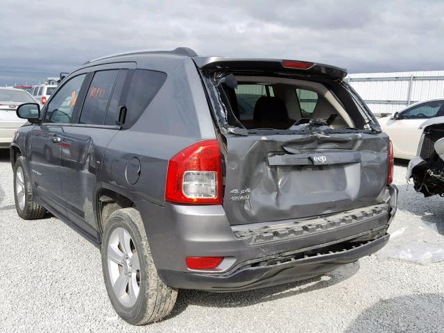 1C4NJDBBXCD588821 - 2012 JEEP COMPASS SP GRAY photo 3