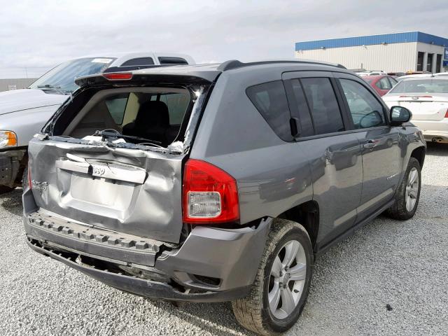 1C4NJDBBXCD588821 - 2012 JEEP COMPASS SP GRAY photo 4