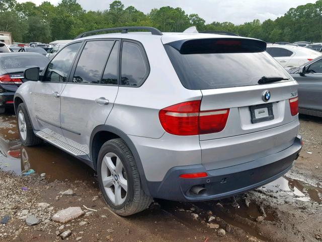 5UXFE43517L013485 - 2007 BMW X5 3.0I SILVER photo 3