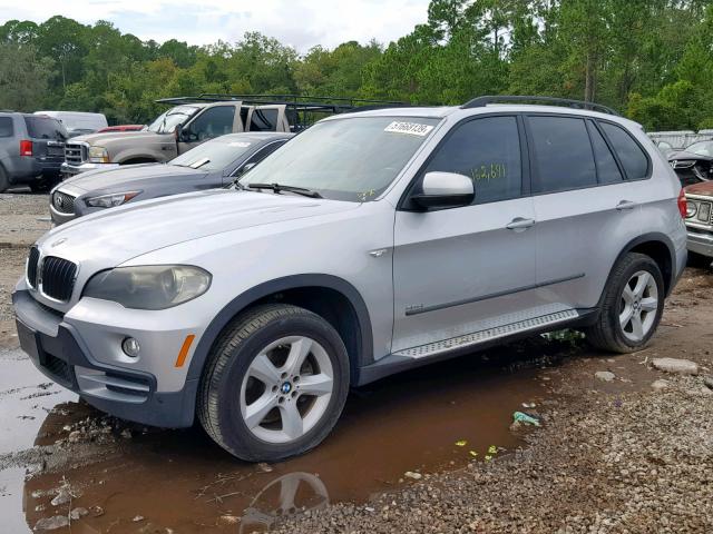 5UXFE43517L013485 - 2007 BMW X5 3.0I SILVER photo 9