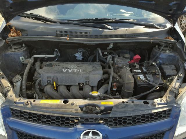 JTKKT604X65019035 - 2006 TOYOTA SCION XA BLUE photo 7