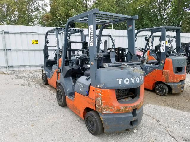 99822 - 2007 TOYOTA FORKLIFT ORANGE photo 3