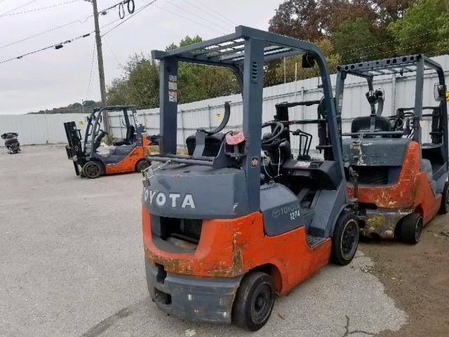 99822 - 2007 TOYOTA FORKLIFT ORANGE photo 4