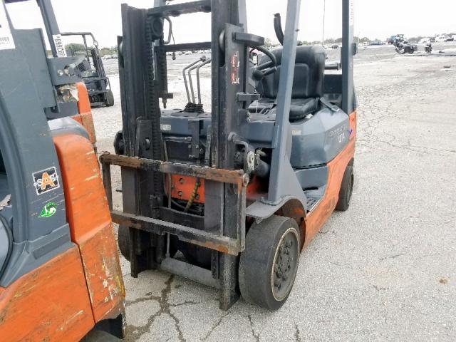 99822 - 2007 TOYOTA FORKLIFT ORANGE photo 7