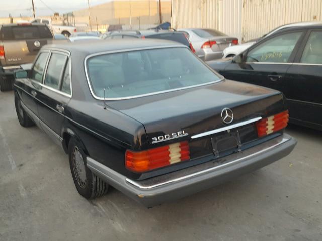 WDBCA25D5JA368816 - 1988 MERCEDES-BENZ 300 SEL BLACK photo 3