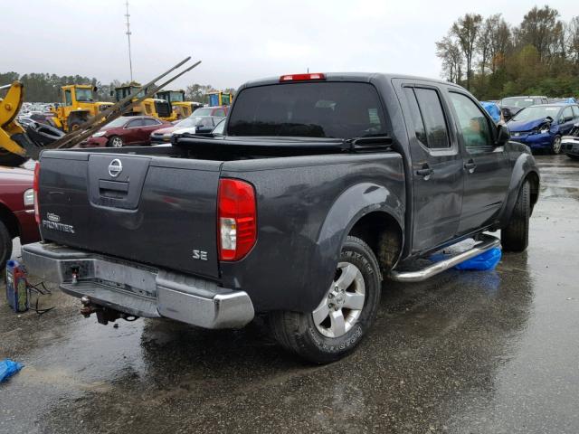 1N6AD0ER6AC447347 - 2010 NISSAN FRONTIER C BLACK photo 4