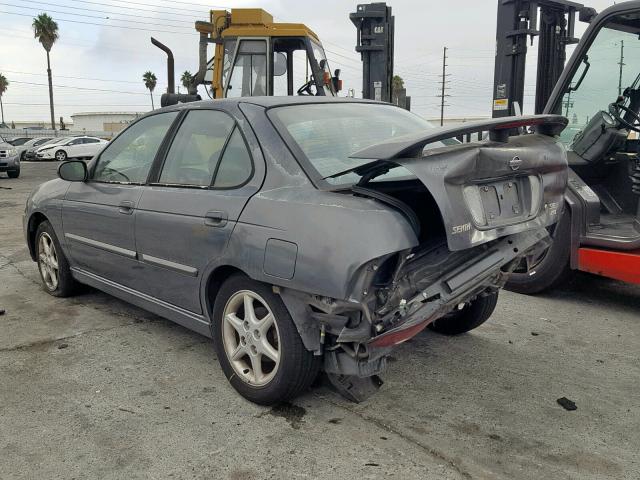 3N1BB51D41L107304 - 2001 NISSAN SENTRA SE GRAY photo 3