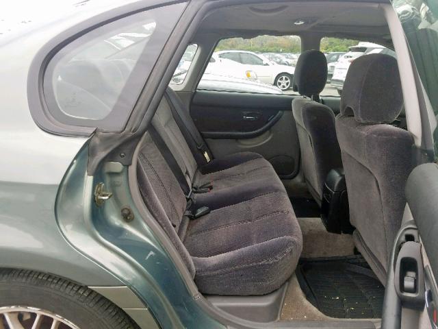 4S3BE635X37211304 - 2003 SUBARU LEGACY L GREEN photo 6