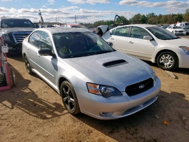 4S3BL676654210051 - 2005 SUBARU LEGACY GT SILVER photo 1