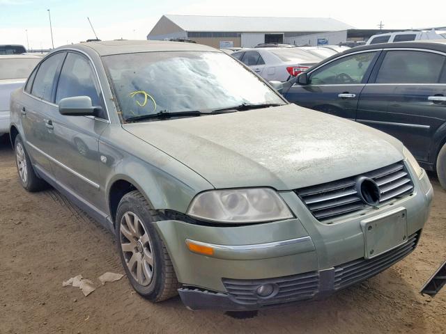 WVWPD63B43P186074 - 2003 VOLKSWAGEN PASSAT GLS GREEN photo 1