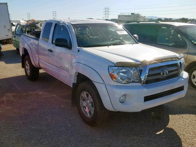 5TETU4GN9AZ736771 - 2010 TOYOTA TACOMA PRE WHITE photo 1