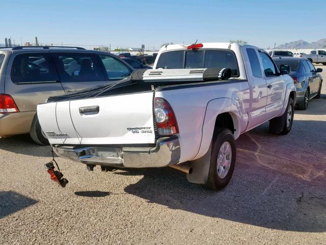 5TETU4GN9AZ736771 - 2010 TOYOTA TACOMA PRE WHITE photo 4