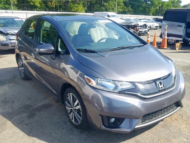 JHMGK5H81GS014227 - 2016 HONDA FIT EX GRAY photo 1