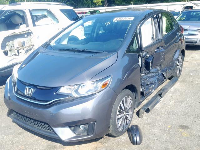 JHMGK5H81GS014227 - 2016 HONDA FIT EX GRAY photo 2