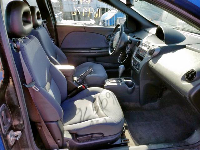 1G8AN12F74Z224911 - 2004 SATURN ION LEVEL BLUE photo 5