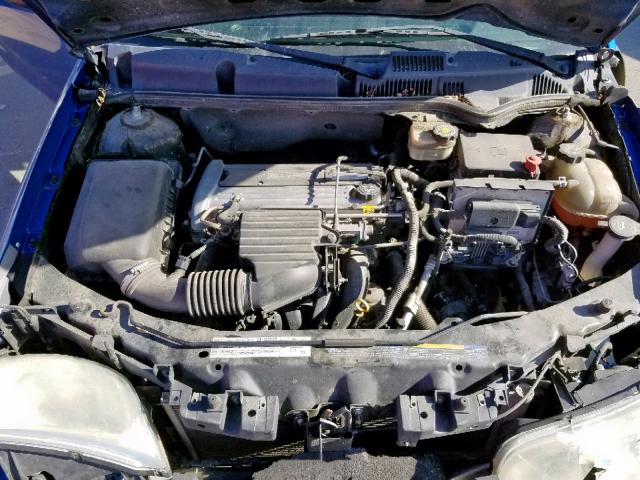1G8AN12F74Z224911 - 2004 SATURN ION LEVEL BLUE photo 7