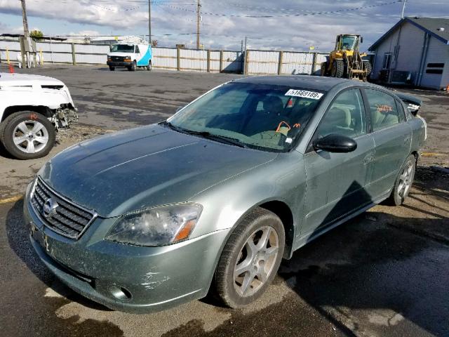 1N4BL11D45C108690 - 2005 NISSAN ALTIMA SE GREEN photo 2