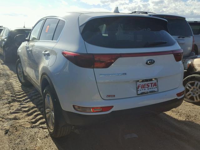 KNDPM3AC5K7503708 - 2019 KIA SPORTAGE L WHITE photo 3