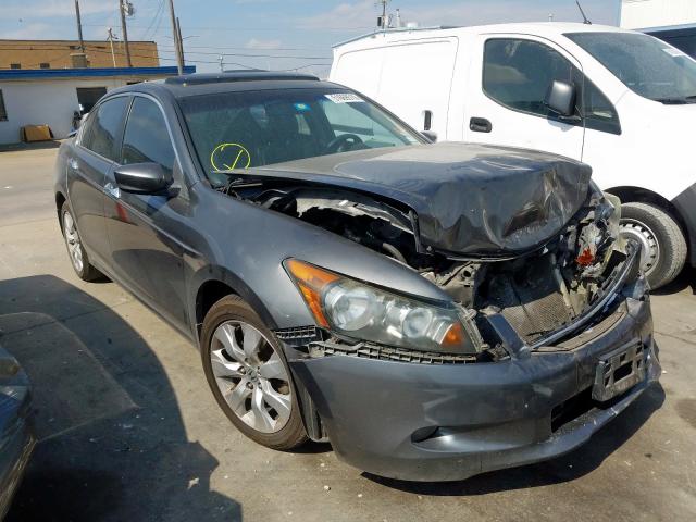 1HGCP36878A010751 - 2008 HONDA ACCORD EXL GRAY photo 1