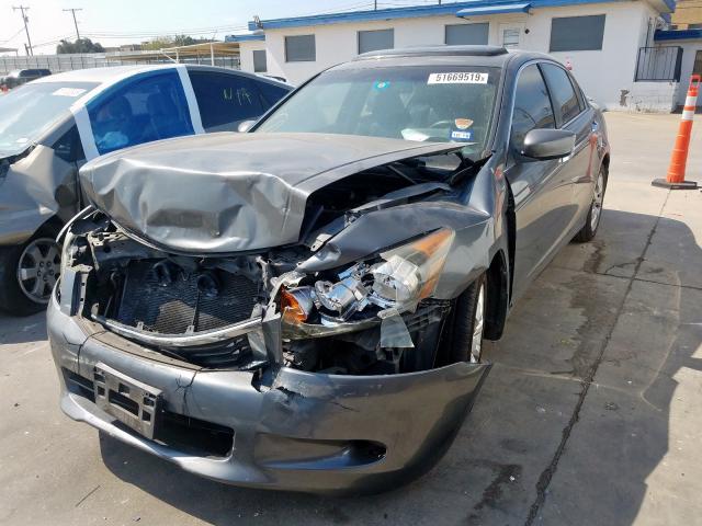 1HGCP36878A010751 - 2008 HONDA ACCORD EXL GRAY photo 2