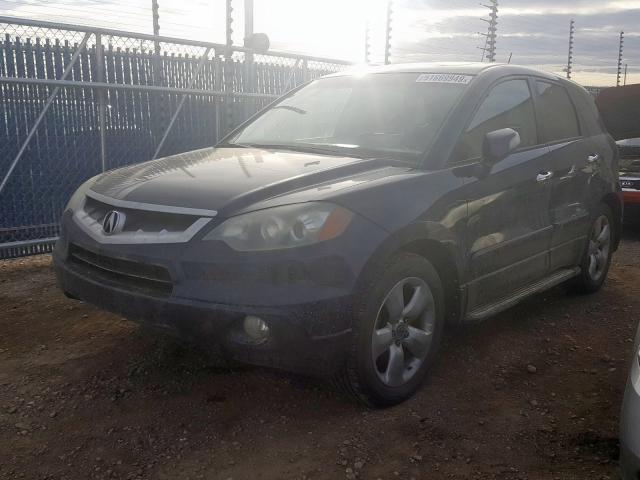 5J8TB18299A801490 - 2009 ACURA RDX BLUE photo 2