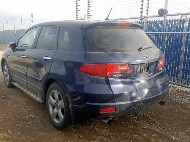 5J8TB18299A801490 - 2009 ACURA RDX BLUE photo 3