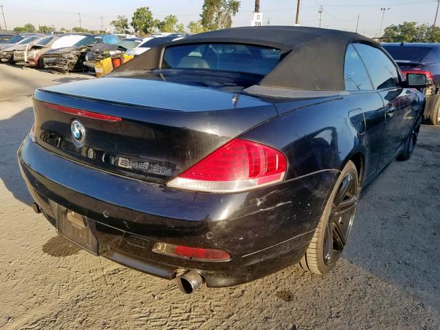 WBAEK73494B321078 - 2004 BMW 645 CI AUT BLACK photo 4