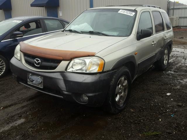 4F2CZ96113KM05560 - 2003 MAZDA TRIBUTE ES GOLD photo 2