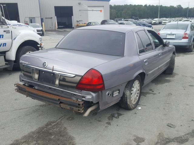 2MEFM75V16X626189 - 2006 MERCURY GRAND MARQ GRAY photo 4