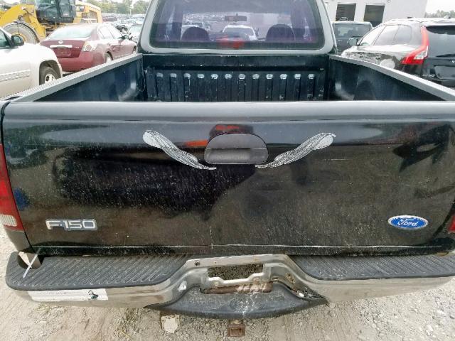 1FTZX172XWNB25860 - 1998 FORD F150 BLACK photo 9