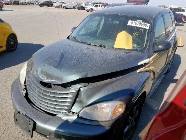 3C8FY58B83T590508 - 2003 CHRYSLER PT CRUISER BLUE photo 2