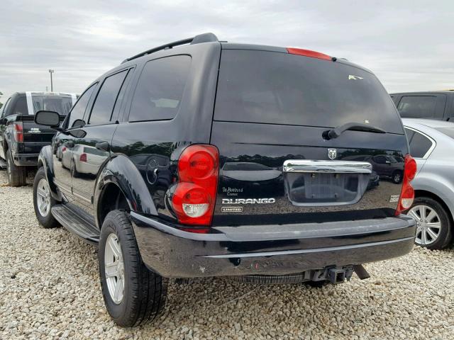 1D8HB58D94F117713 - 2004 DODGE DURANGO LI BLACK photo 3