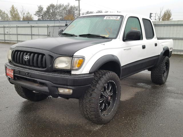 5TEHN72N74Z426120 - 2004 TOYOTA TACOMA DOU 白色 照片 2