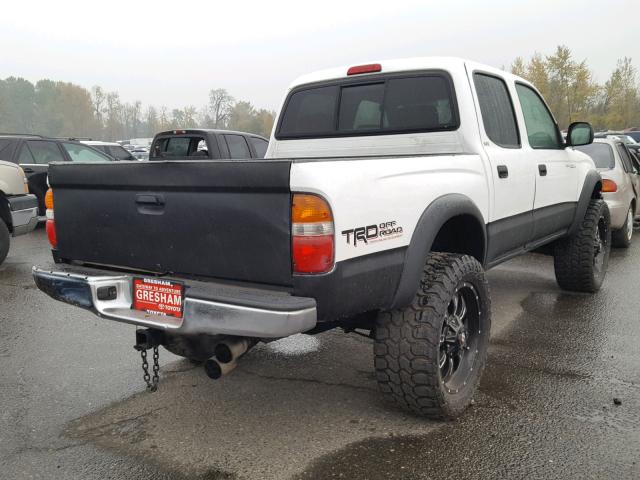 5TEHN72N74Z426120 - 2004 TOYOTA TACOMA DOU 白色 照片 4