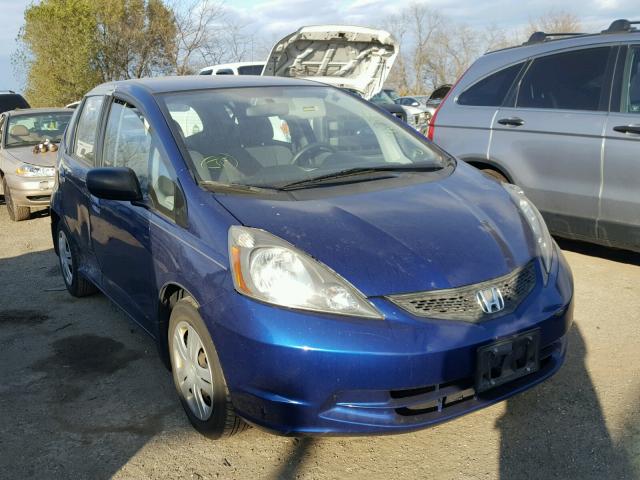 JHMGE8H21AS020878 - 2010 HONDA FIT BLUE photo 1