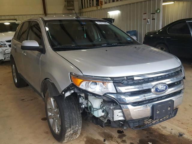 2FMDK3JC7DBE25429 - 2013 FORD EDGE SEL SILVER photo 1