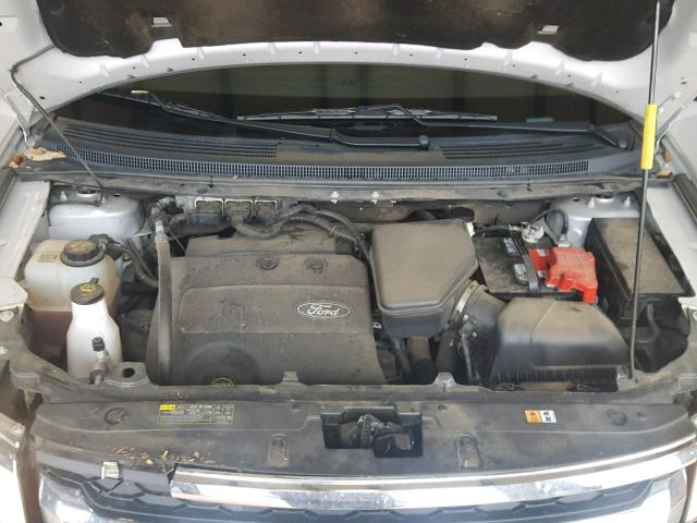 2FMDK3JC7DBE25429 - 2013 FORD EDGE SEL SILVER photo 7