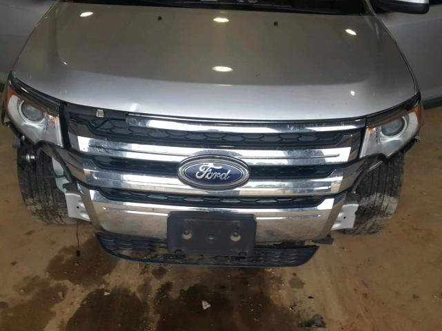 2FMDK3JC7DBE25429 - 2013 FORD EDGE SEL SILVER photo 9