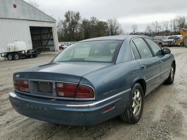 1G4CW54K614132867 - 2001 BUICK PARK AVENU BLUE photo 4