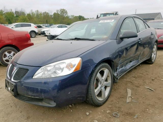 1G2ZH57N184125161 - 2008 PONTIAC G6 GT BLUE photo 2